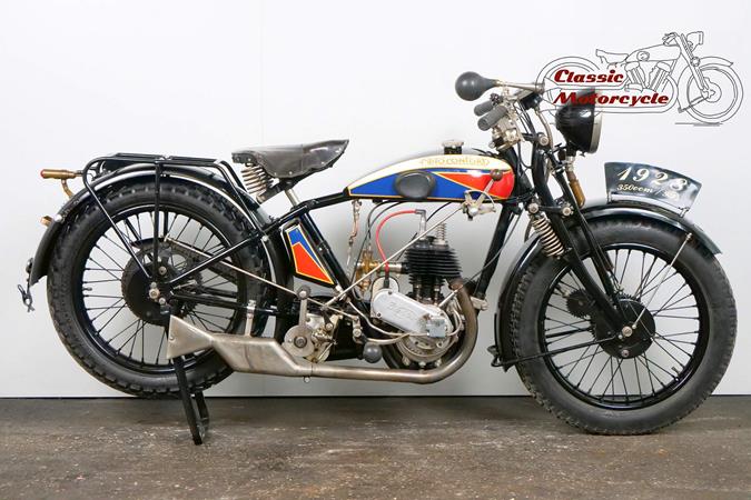 Motoconfort Model K1 1929 350cc 1 cyl sv Blackburne 