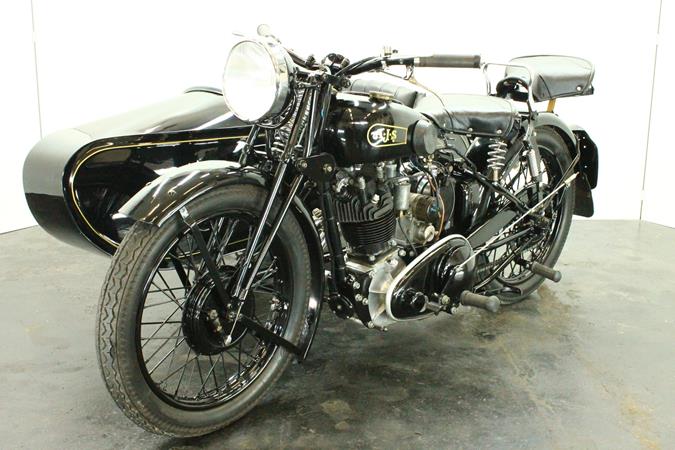 AJS 35/18 1935 500cc 1 cyl ohv combination