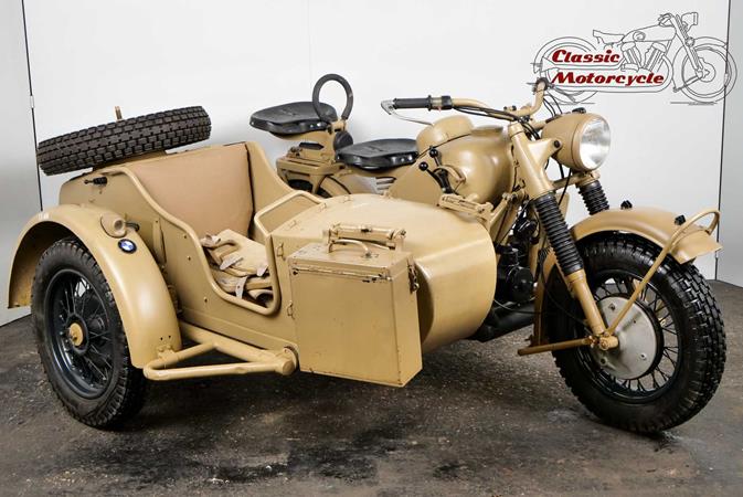 BMW R75 1943 750cc 2 cyl ohv Combination Military