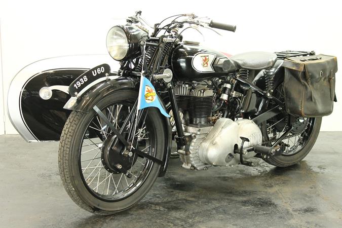 Tornax U60 1938 600cc 1 cyl sv combination