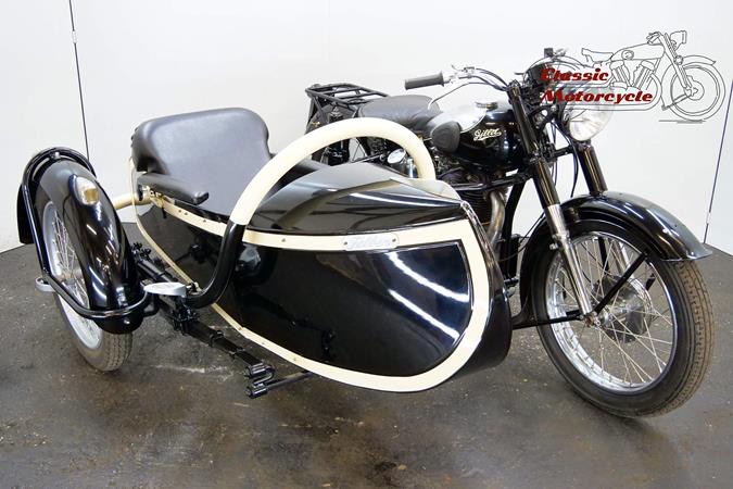 Gillet Super Comfort 1952 498cc 1 cyl ohv combination