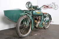 Indian PowerPlus 1918 1000cc 2 cyl sv combination