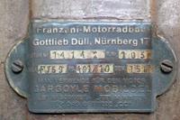 Franzani FJ59 1928 500cc 1 cyl ohv JAP