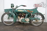 Indian PowerPlus 1918 1000cc 2 cyl sv combination