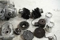 Zündapp KS750 c.1942 750cc 2 cyl ohv - Parts Collection