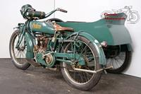 Indian PowerPlus 1918 1000cc 2 cyl sv combination