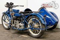 Henderson De Luxe 1926 1300cc 4 cyl sv combination