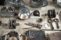 Zündapp KS750 c.1942 750cc 2 cyl ohv - Parts Collection