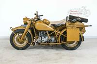 BMW R75 1942 750cc 2 cyl Wehrmacht combination