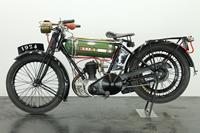 BSA "Round Tank" Model B 1924 250cc 1 cyl sv
