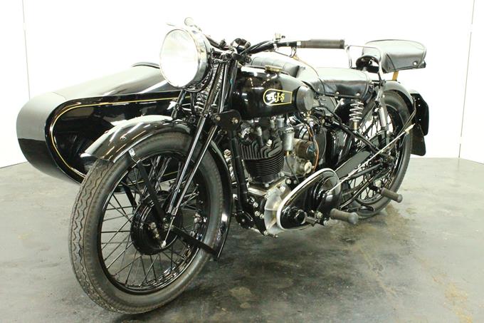 AJS 35/18 1935 500cc 1 cyl ohv combination