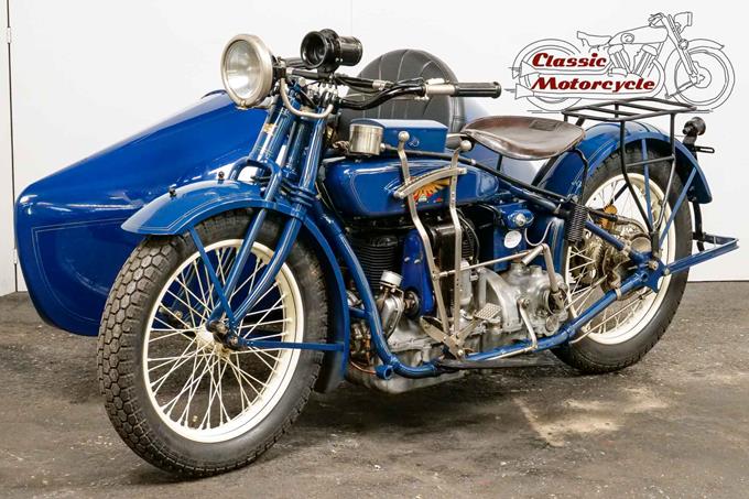 Henderson De Luxe 1926 1300cc 4 cyl sv combination