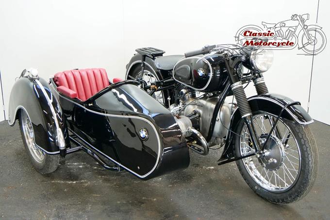 BMW R51/3 1954 490cc 2 cyl ohv combination